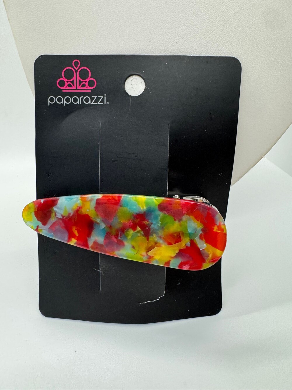 Paparazzi Colorful Marbled Acrylic Hair Clip New